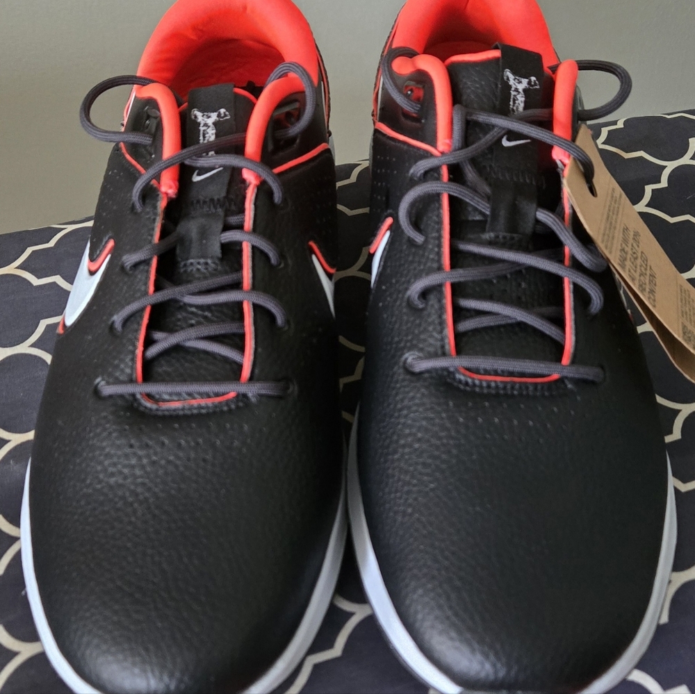 Nike Air Zoom Victory Pro 3 Golf Shoes Men's Sz 14  DV6800-005 Crimson Platinum - Picture 7 of 10